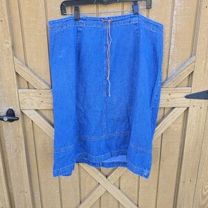 Blue Denim Skirt
